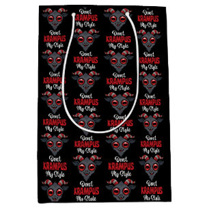 Don't Krampus My Style Medium Gift Bag
