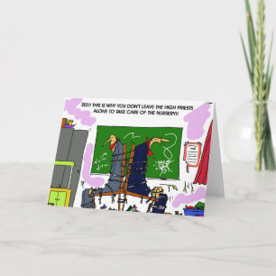 Don't leave High Priests Alone in the Nursery! Thank You Card