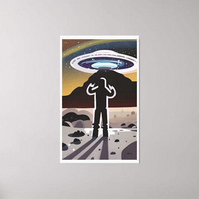 Don't Leave Me Canvas Print (Front)