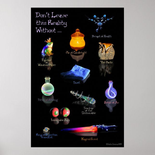 Don't Leave this Reality Without ... Poster (Front)