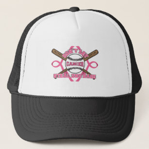 Don't Let Cancer Steal 2nd Base - Breast Cancer Trucker Hat