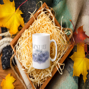 "Don't Let Fear Control You – Elegant Motivational Coffee Mug