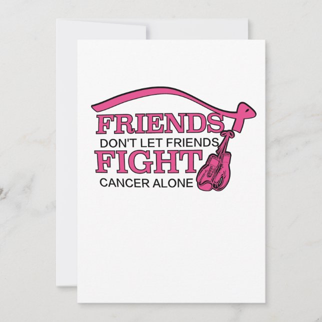 Don't Let Friends Fight Cancer Alone Support (Front)