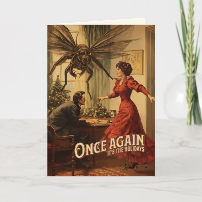 Don't Let it Bug You Holiday Card (Front)