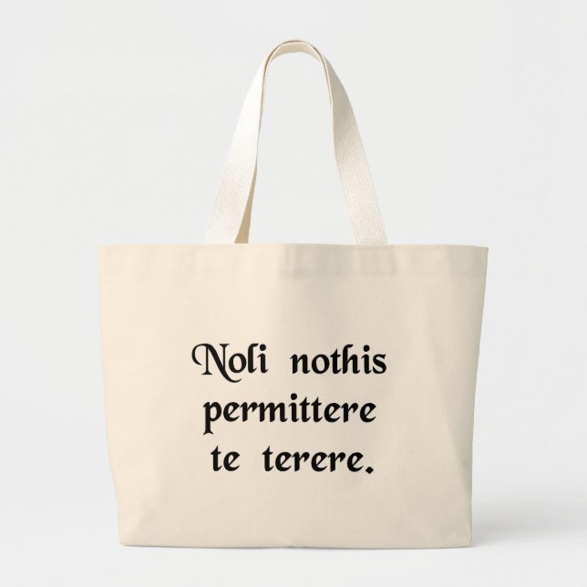 Don't let the bastards get you down large tote bag (Front)