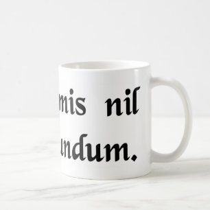 Don't let the bastards grind you down. coffee mug