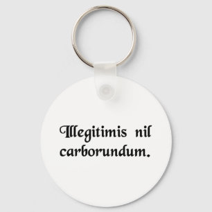 Don't let the bastards grind you down. key ring