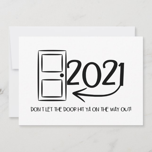 Don't let the door hit ya on the way out Christmas (Front)