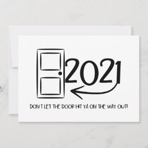 Don't let the door hit ya on the way out Christmas