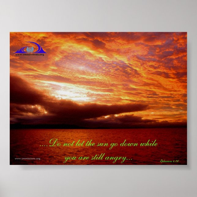 Don't let the sun go down poster (Front)
