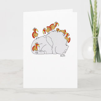 DON'T LET THE TURKEYS CARD
