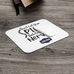 Don't Let Your Spine Get on Nerves Business Logo Mouse Mat<br><div class="desc">Cool Chiropractic saying for a Chiropractor. Featuring black modern typography with the saying "Don't Let Your Spine Get on Your Nerves". Add your business logo by clicking the "Personalise" button above</div>