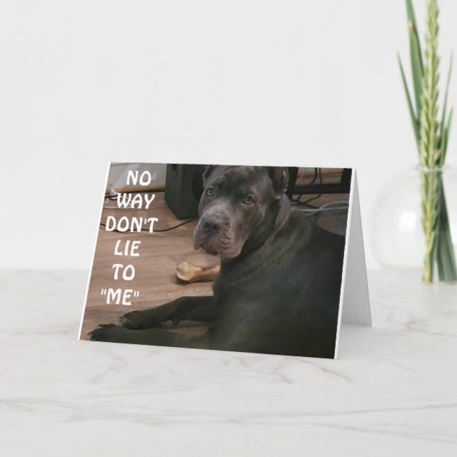 DON'T LIE TO ME YOU CAN'T BE 30!!!! CARD (Front)