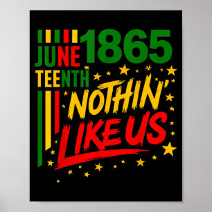 Dont Like Freedom Black History Juneteenth 1865 Poster