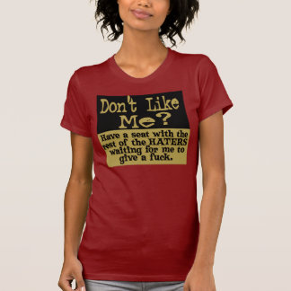 Dont Like Me? Have a seat HATER.. T-Shirt