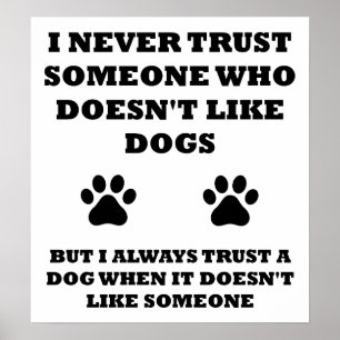 Don't Like People Funny Poster