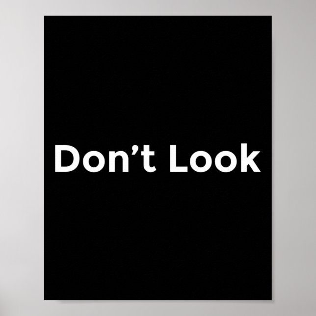 Dont Look At Me  Poster (Front)