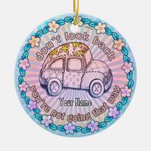 Don't Look Back Ceramic Tree Decoration