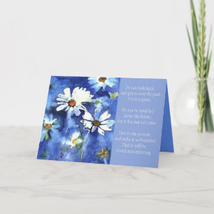 don't look back, daisies card