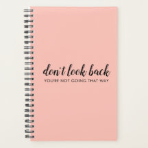 Don't Look Back | Modern Uplifting Peachy Pink