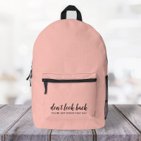 Don't Look Back | Modern Uplifting Peachy Pink