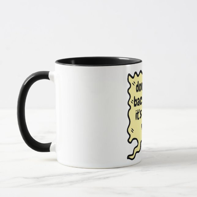 don't look back unless is a good view mug (Left)