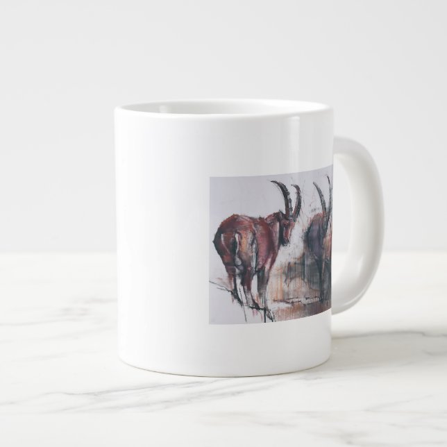 Don't Look Down Large Coffee Mug (Front Right)