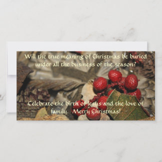 Don't lose Jesus Holiday Card