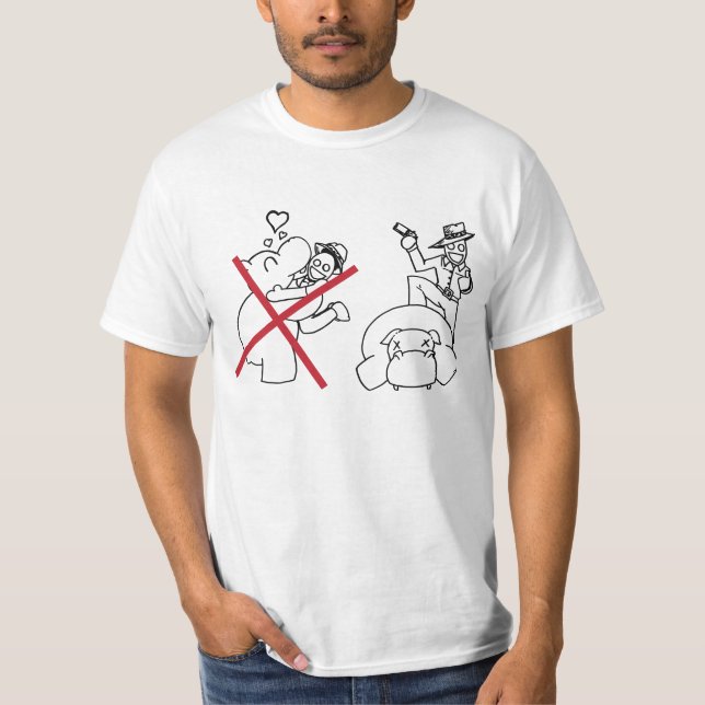 Don't Love the Hippo T-Shirt (Front)
