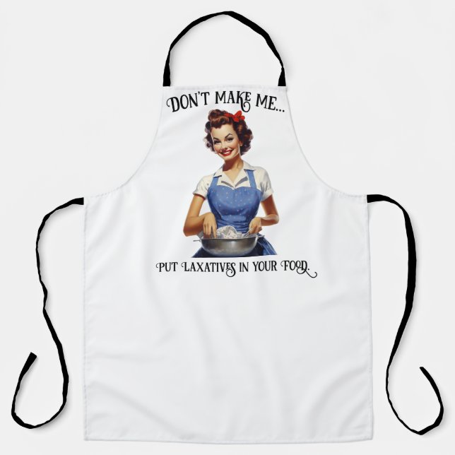 Don't make me... apron (Front)