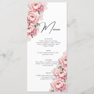 Don't Make Me Blush Menus