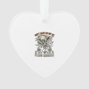 Dont Make Me Get Flying Monkeys Halloween Moon Sku Ornament