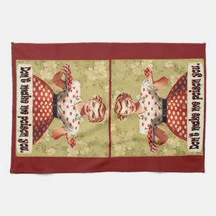 Don't make me poison you kitchen towel