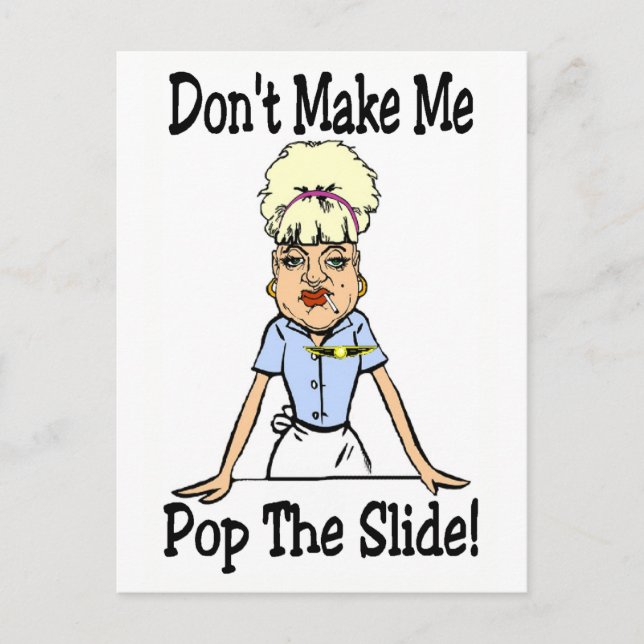 Don't make me postcard (Front)