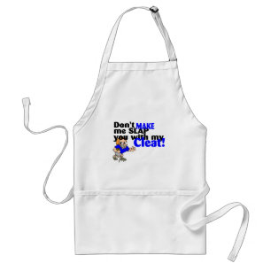 Dont Make Me Slap You With My Cleat Football Standard Apron