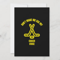 Don't make me use my coach voice funny hockey disc