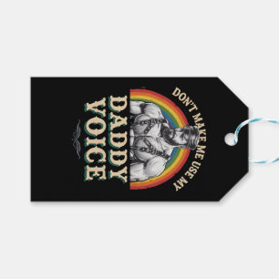 Don't Make Me Use My Daddy Voice Gay LGBTQ Gift Tags