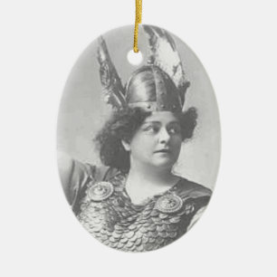 Don't Make me use my Opera voice Ceramic Tree Decoration