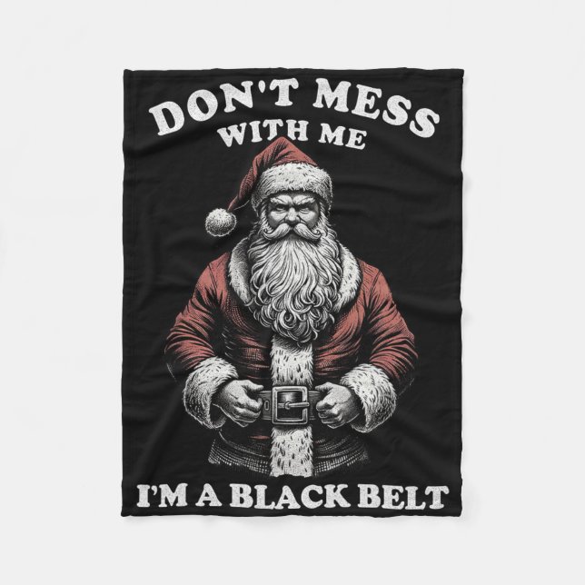 Don't-mess  fleece blanket (Front)