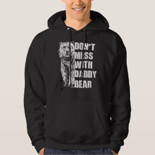 Don't Mess With Daddy Bear Vintage Hoodie