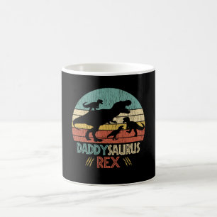 Don't Mess With Daddy Saurus Dinosaur Family Dad Coffee Mug