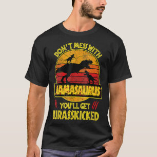 Don't Mess With Mamasaurus You'll Get Jurasskicked T-Shirt