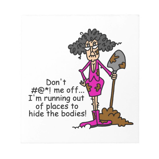 Don't Mess With Me Notepad (Front)