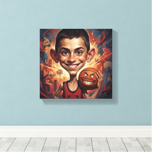 Don't mess with my Basketball Canvas Print