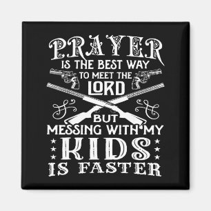 Don't Mess With My Kids! Mom  Magnet