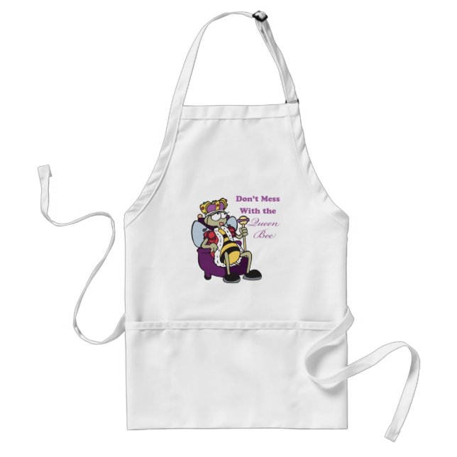 dont mess with queen bee standard apron (Front)
