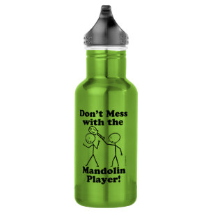 Don't Mess With The Mandolin Player 532 Ml Water Bottle