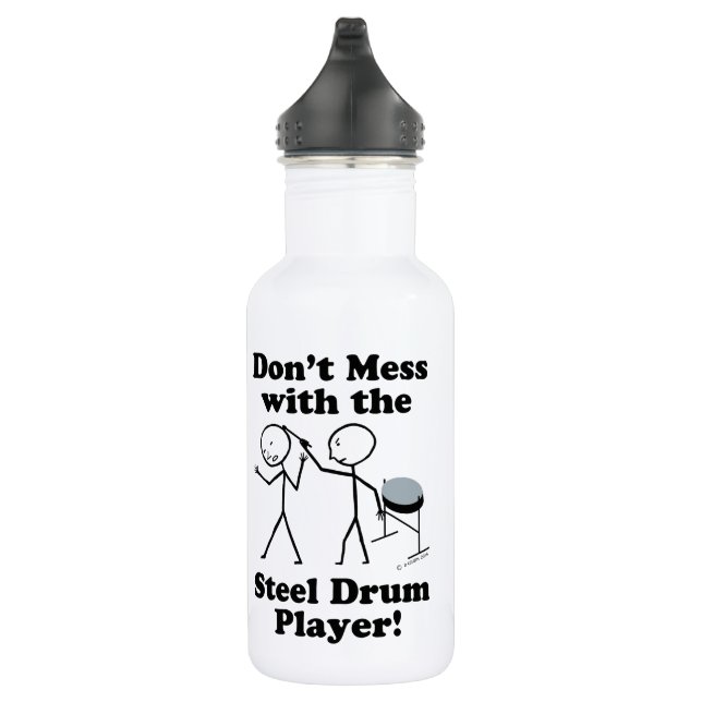 Don't Mess With The Steel Drum Player 532 Ml Water Bottle (Right)