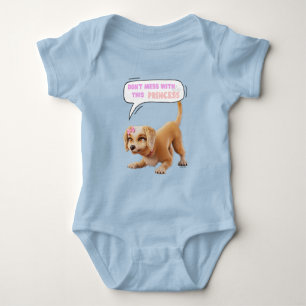 Don't Mess with This Princess Baby Bodysuit