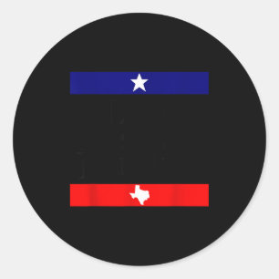 Don't Mess With Trans Kids Texas Pride Protect Tra Classic Round Sticker